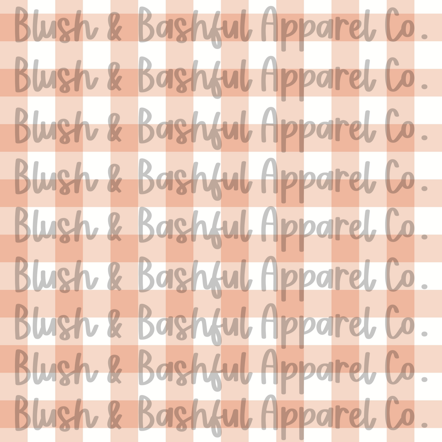 Pumpkin Coquette Stripe Gingham Coord