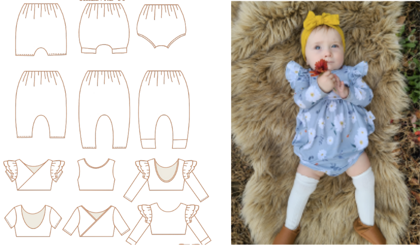 Magnolia Bubble Romper