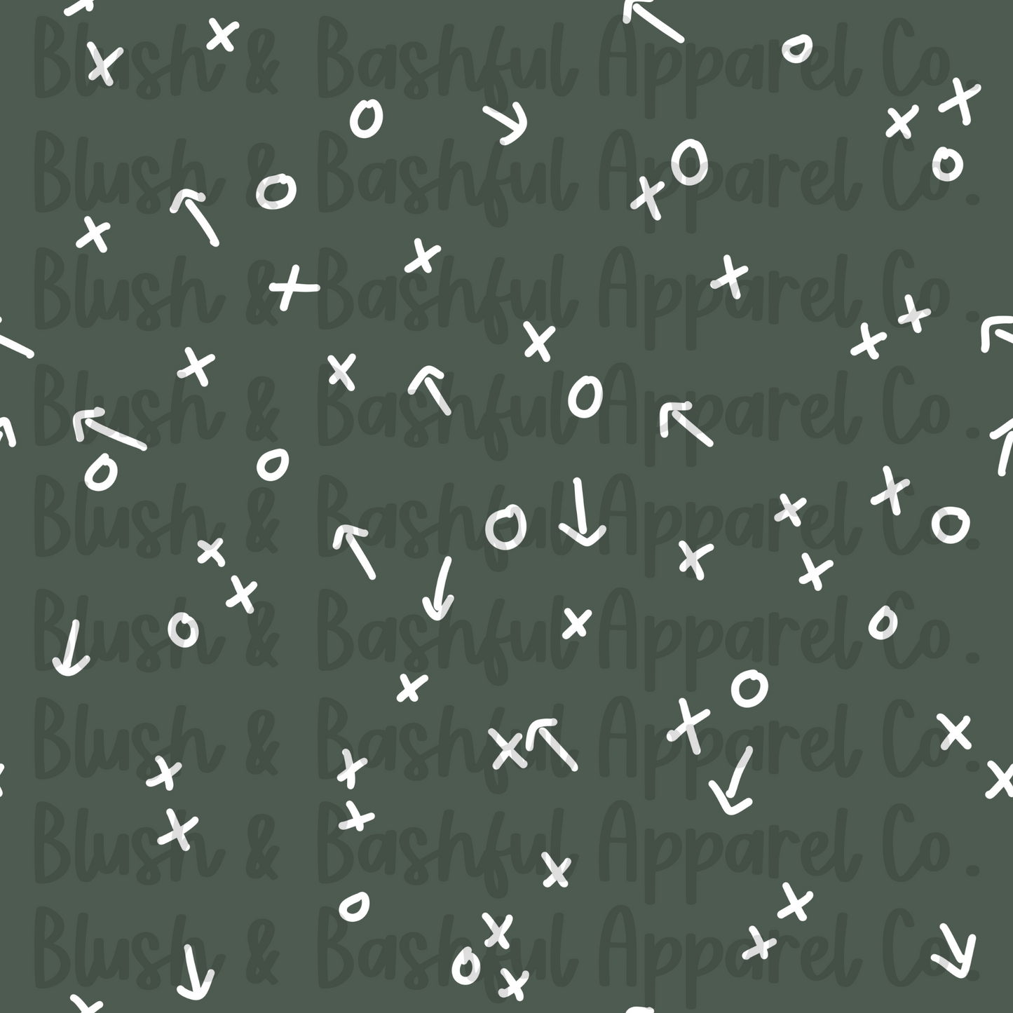 Football Symbols Print