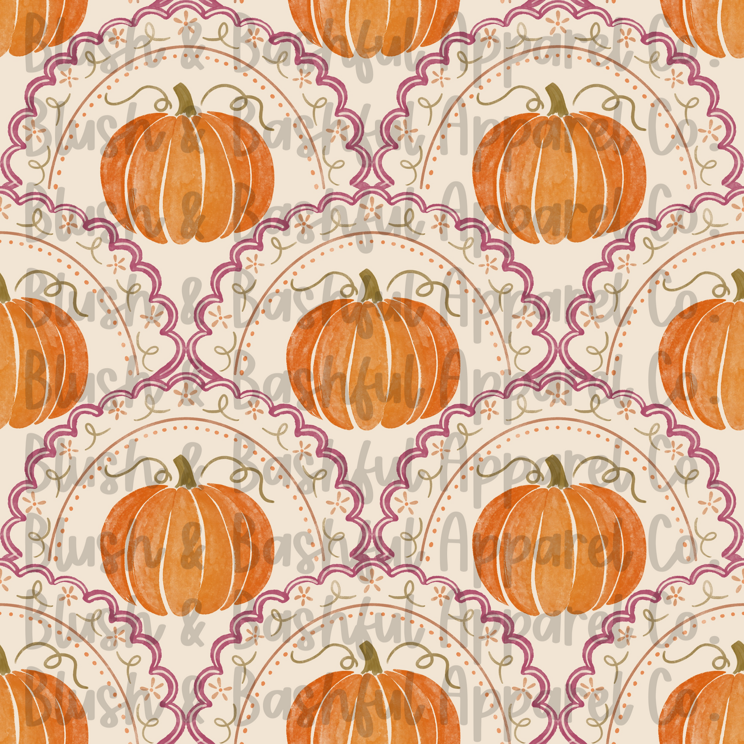 Mulberry Scallop Pumpkin