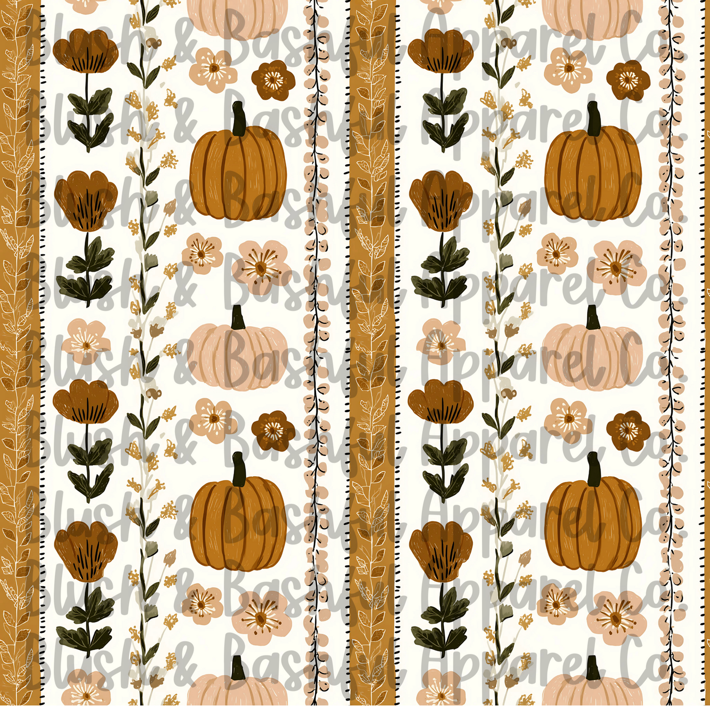 Autumn Pumpkin Flowers