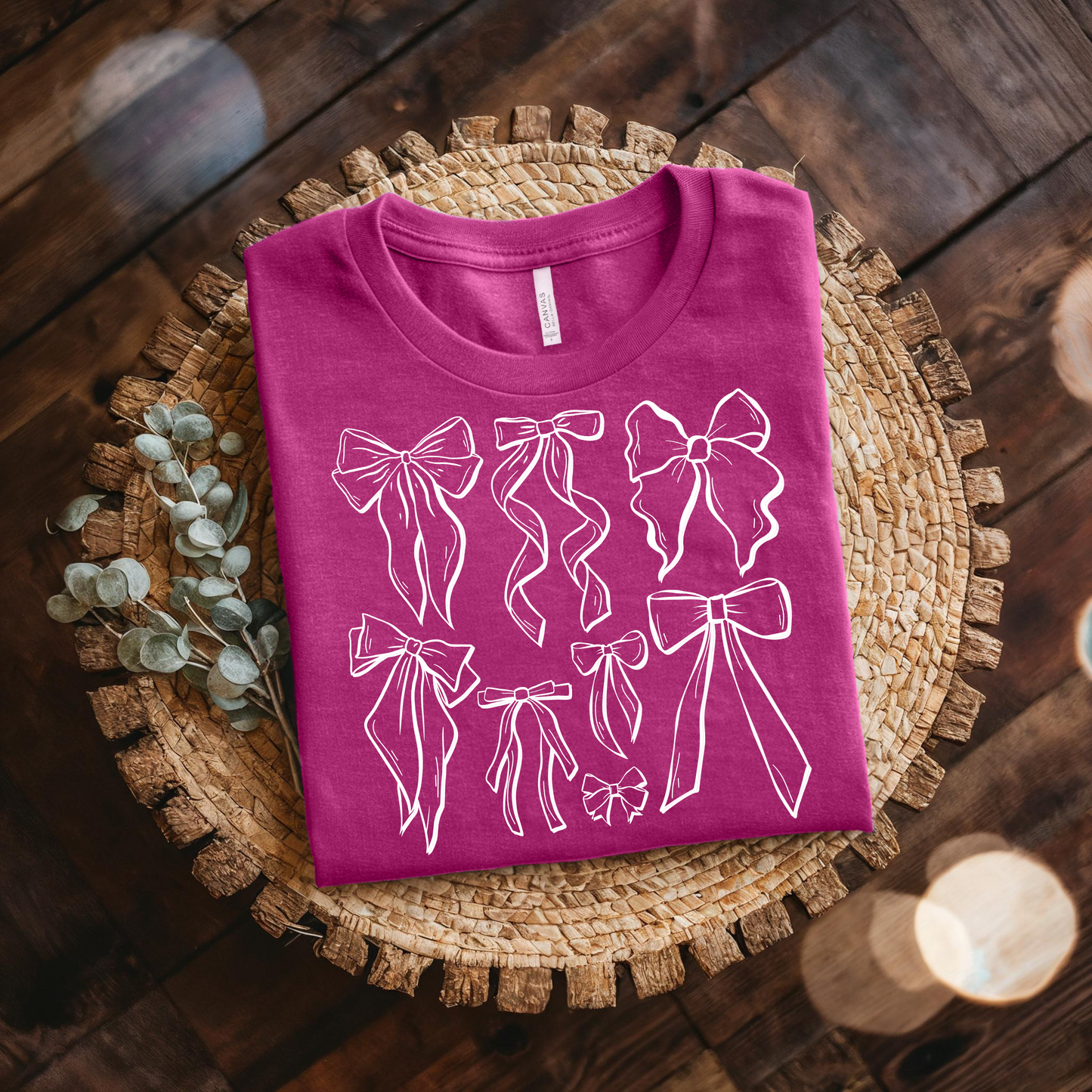 Coquette Bow Collage Graphic Tee