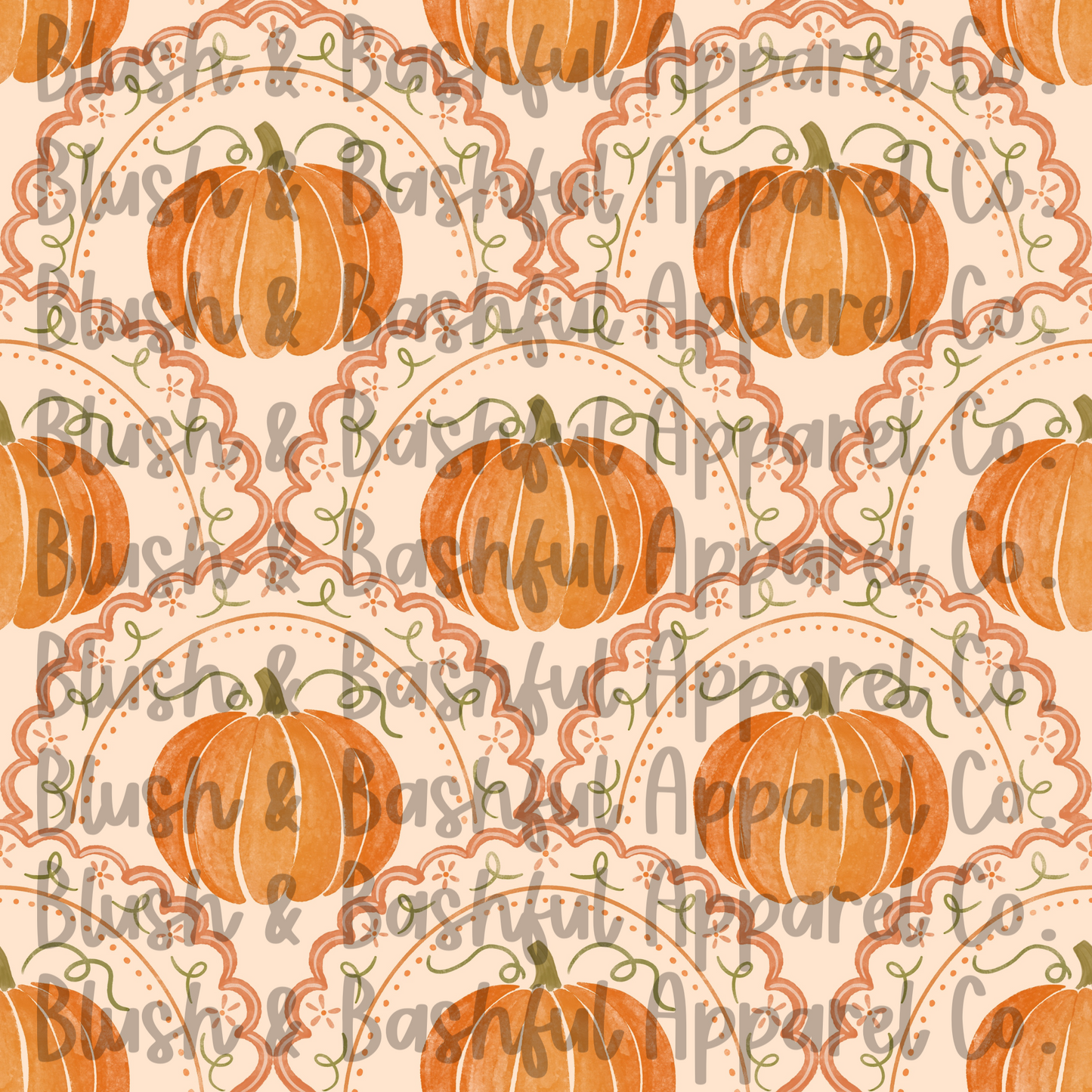 Scallop Pumpkins Print