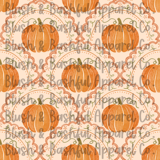 Scallop Pumpkins Print