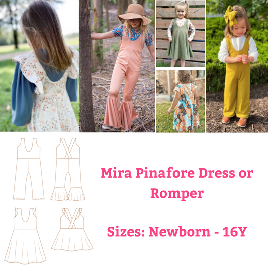 Mira Pinafore Dress