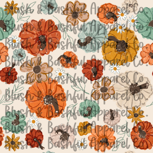 Colorful Fall Pumpkins Print