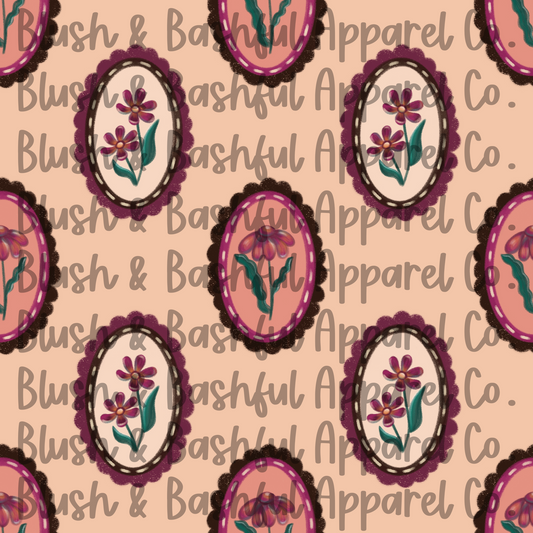Fall Floral Frames Print