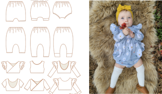Magnolia Bubble Romper