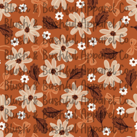 Maple Fall Floral Print
