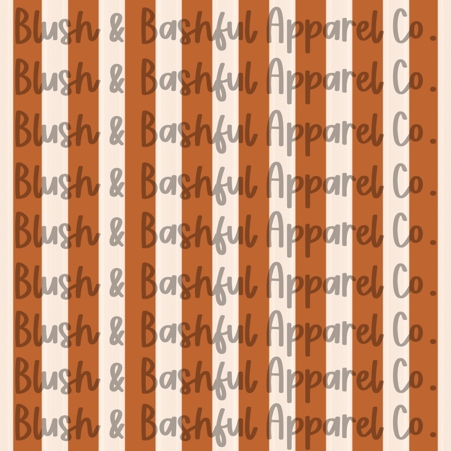 Brown Cabana Stripe Print