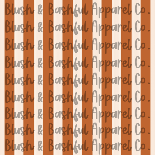 Brown Cabana Stripe Print