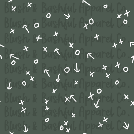 Football Symbols Print