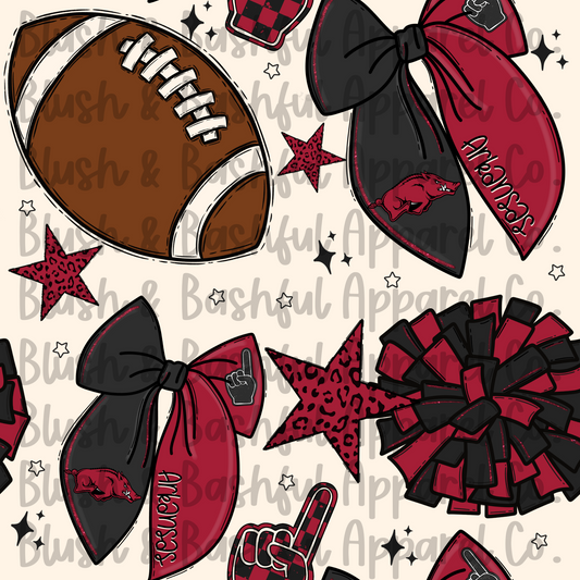 Arkansas Razorbacks Cheer Print