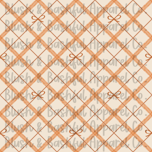 Orange Scallop Pumpkin Coord