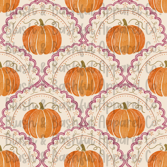 Mulberry Scallop Pumpkin