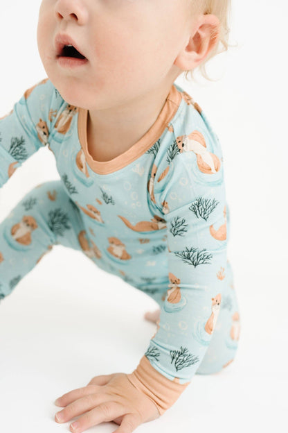 Otter Splash 2 Piece Bamboo Jammies Set