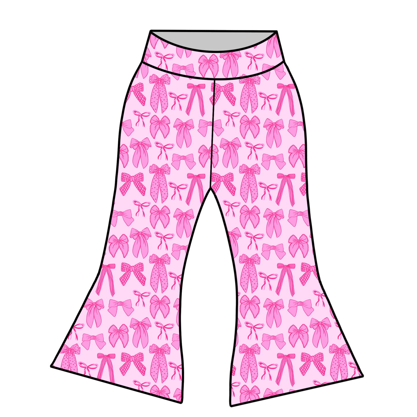 Handmade Flares Pink Coquette