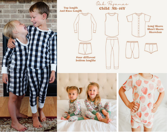 Handmade Bamboo Oak PJs