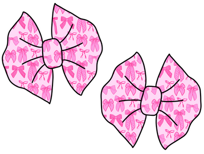 Hairbows Pink Coquette