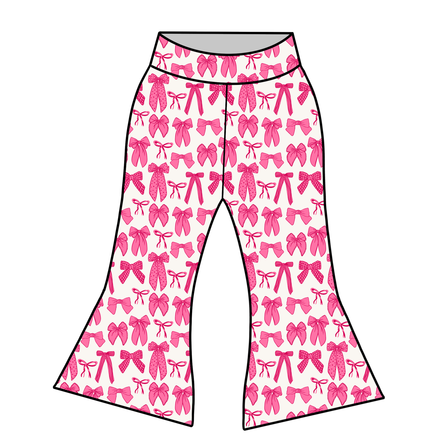 Handmade Flares Pink Coquette