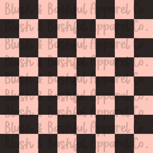 Coquette Pumpkin Frames Checkered Coord