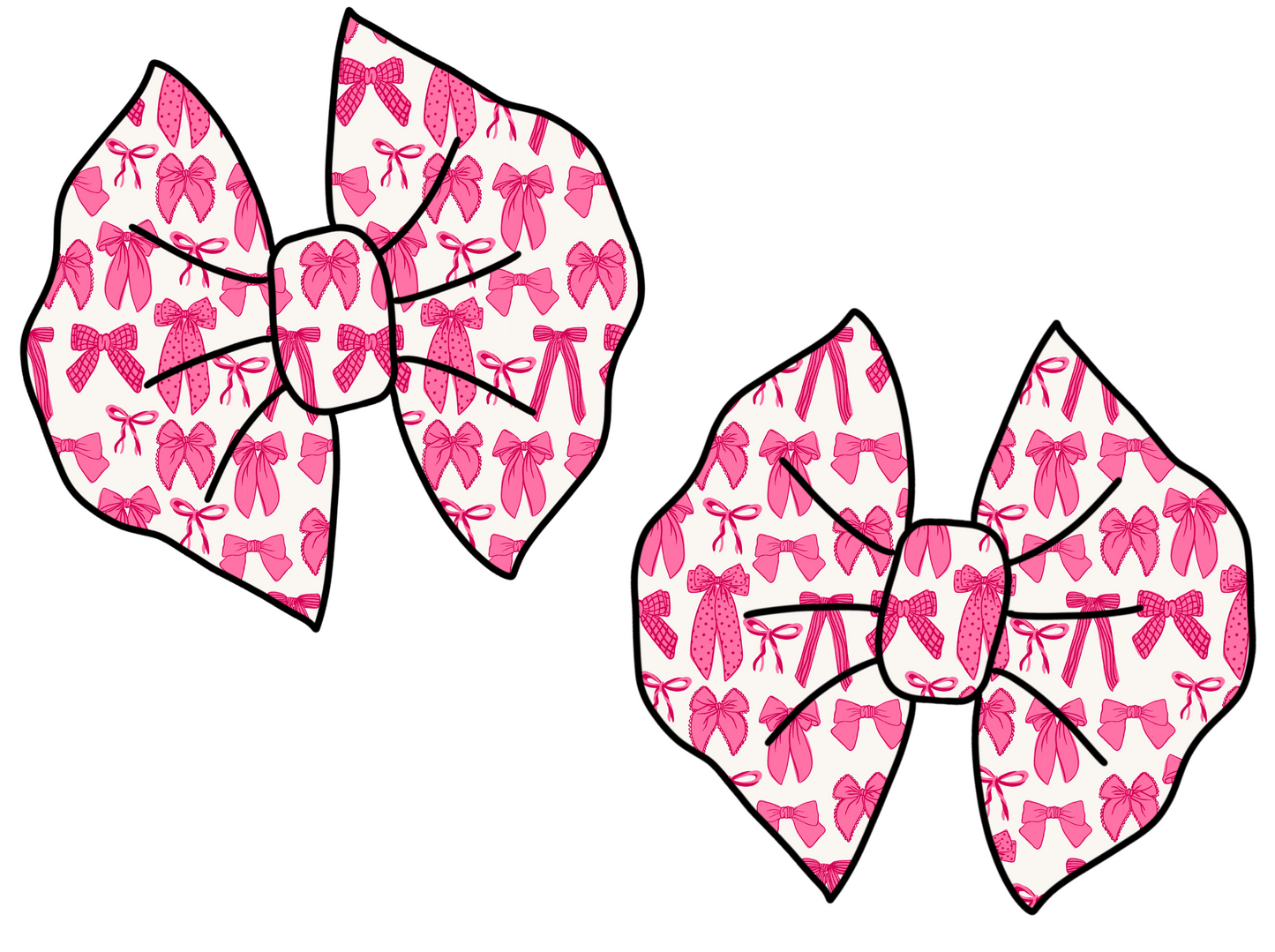 Hairbows Pink Coquette