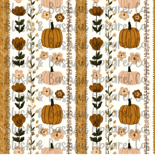 Autumn Pumpkin Flowers