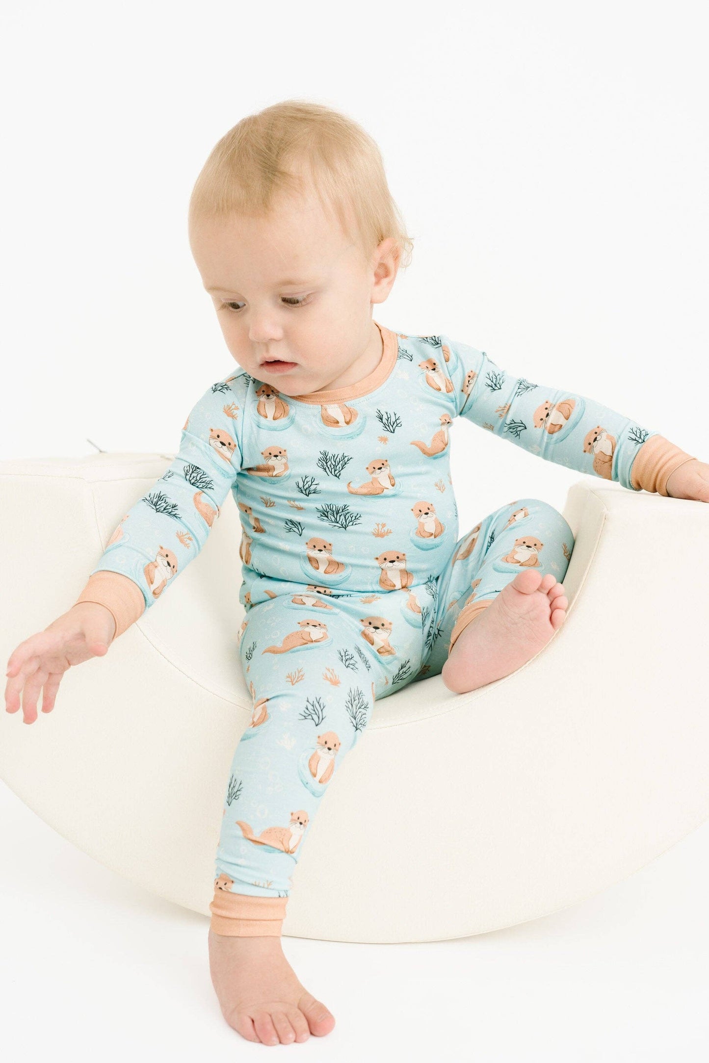 Otter Splash 2 Piece Bamboo Jammies Set