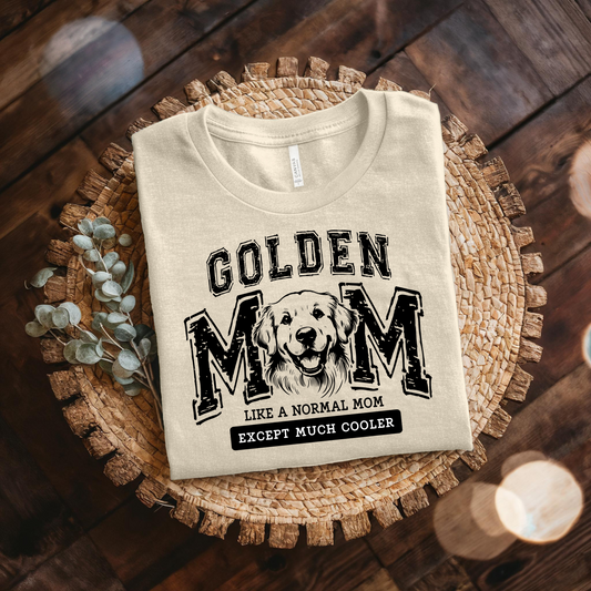 Golden Dog Mom Graphic Tee