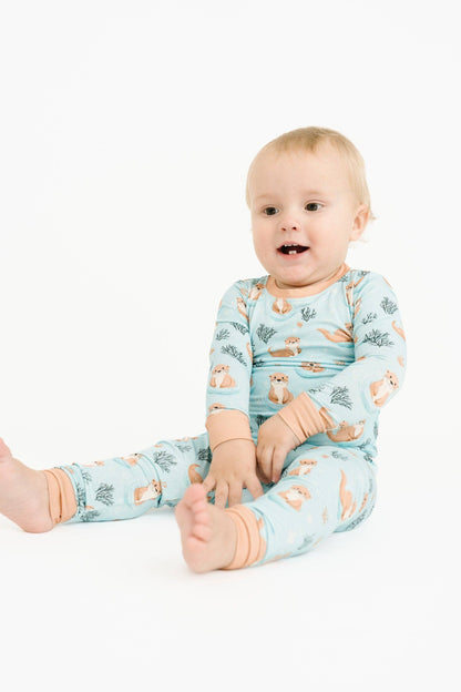 Otter Splash 2 Piece Bamboo Jammies Set