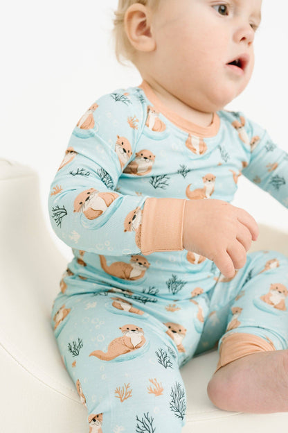 Otter Splash 2 Piece Bamboo Jammies Set