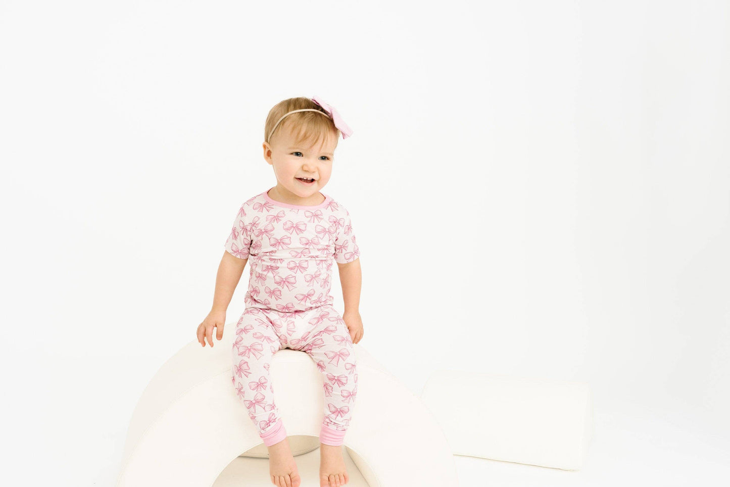 Pretty In Pink 2 Piece Short Sleeve Bamboo Set