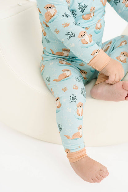 Otter Splash 2 Piece Bamboo Jammies Set